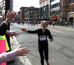 Heartbreak in Boston — Runner’s triumph mixed with sadness after close call with tragedy