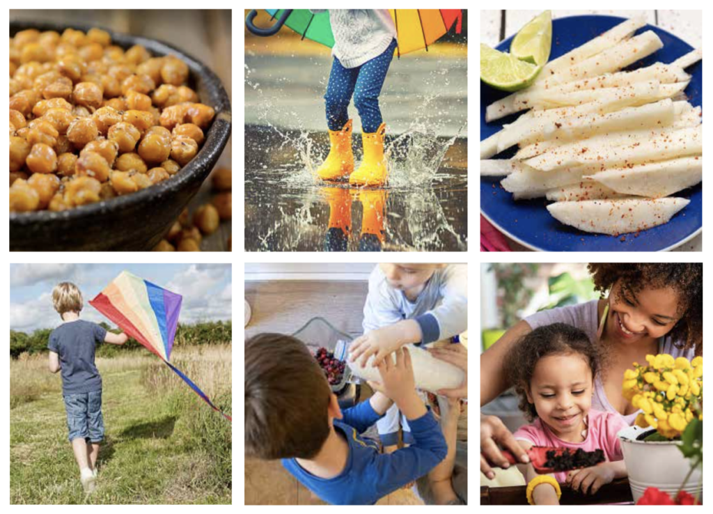 Healthy snacks and activities